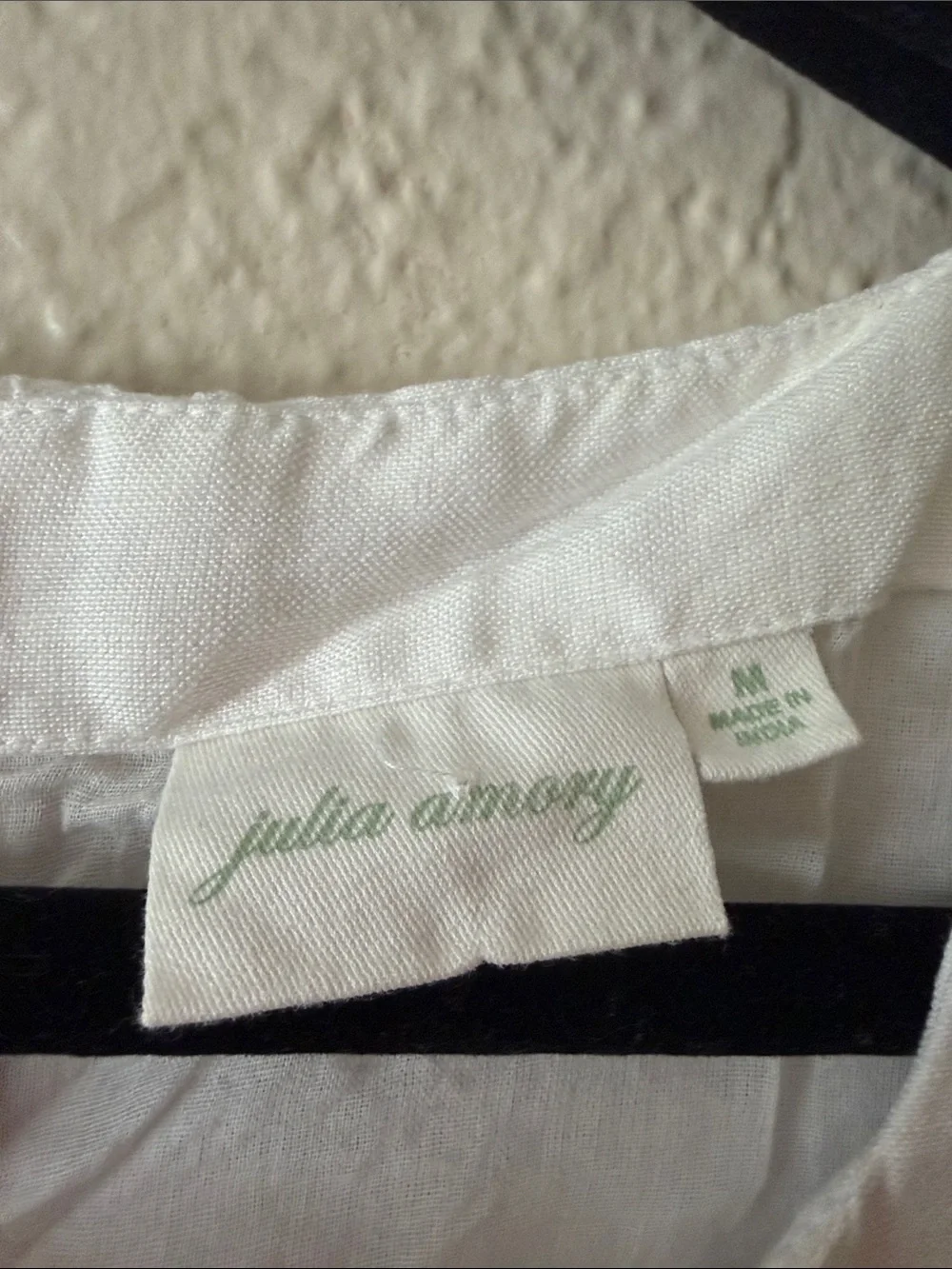 Julia Amory Serena Linen Blend Dress Size S Blanc White Mini Sleeveless Shift